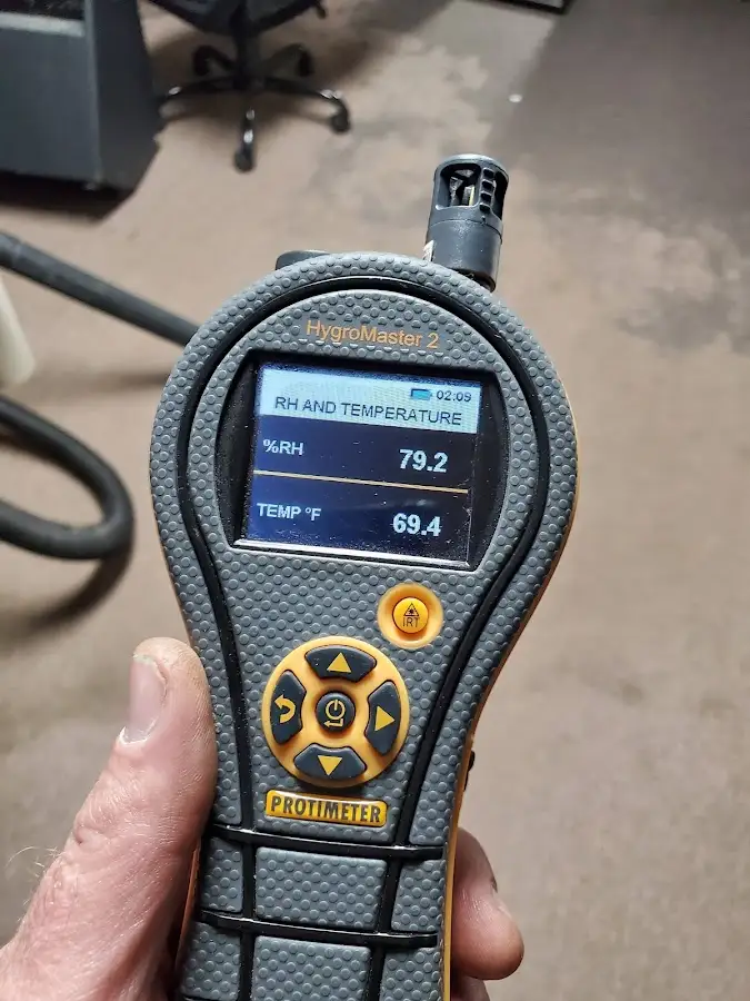 Moisture meter humidity assessment for Fire & Smoke Damage Restoration in Larkspur