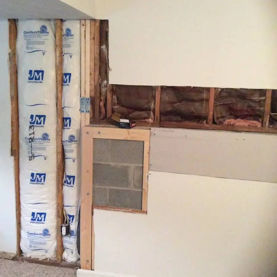 Wall insulation replacement during Structural Drying in Larkspur